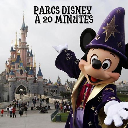 Calme Absolu, Terrasse Et Parking Entre Paris Et Disney Vaires-sur-Marne Eksteriør billede